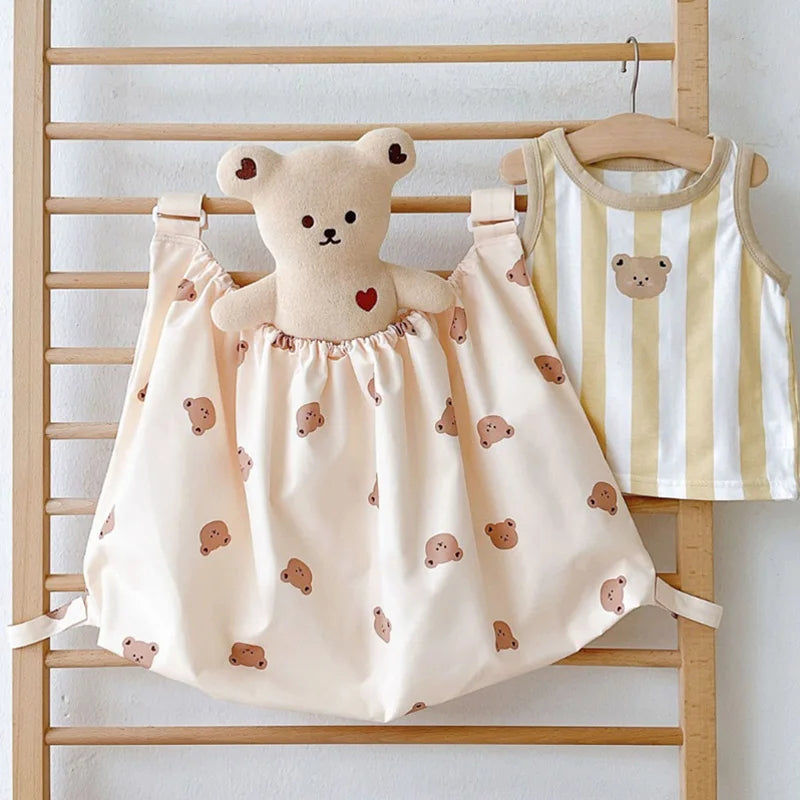 Bear Baby Diaper Bag for Stroller Big Portable Bunny Crib Storage Bag Pram Korean Mommy Bags for Maternity 45*75cm Baby Care