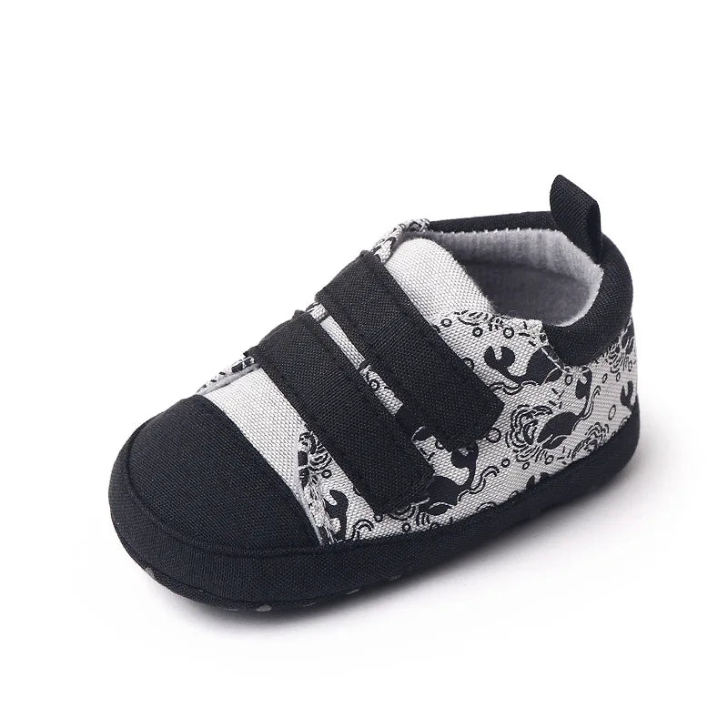 Brand Infant Baby Boys Shoes Cotton Anti-slip Sole Soft Newborn Toddler Crib Shoes Sneaker First Walkers Shoe for 1 Year Old Boy