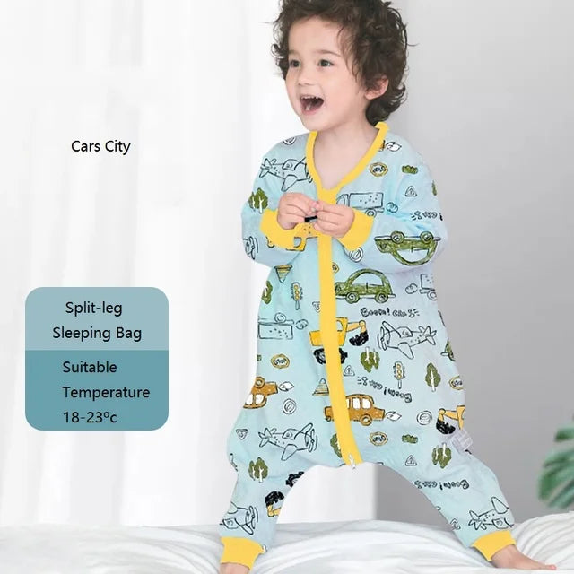Baby Sleeping Bags Split Leg Cotton Toddler