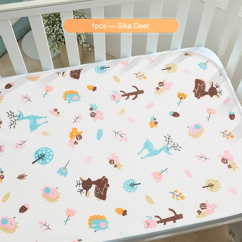 Cartoon Baby Diaper Changing Mat Soft Cotton Cute Diaper Changer For Newborn Waterproof Changing Pads Mattress Floor Play Mats