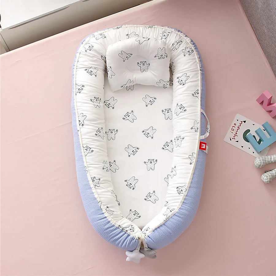 Baby Cribs Removable Sleeping Nest with Pillow Nest