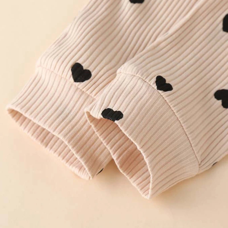 Infant Baby Ruffles Bodysuits + Pants + Headband 3Pcs