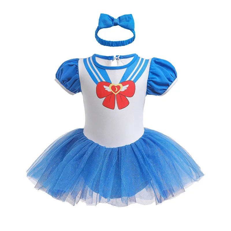Baby Disney Mermaid Snow White Elsa Cinderella Costume