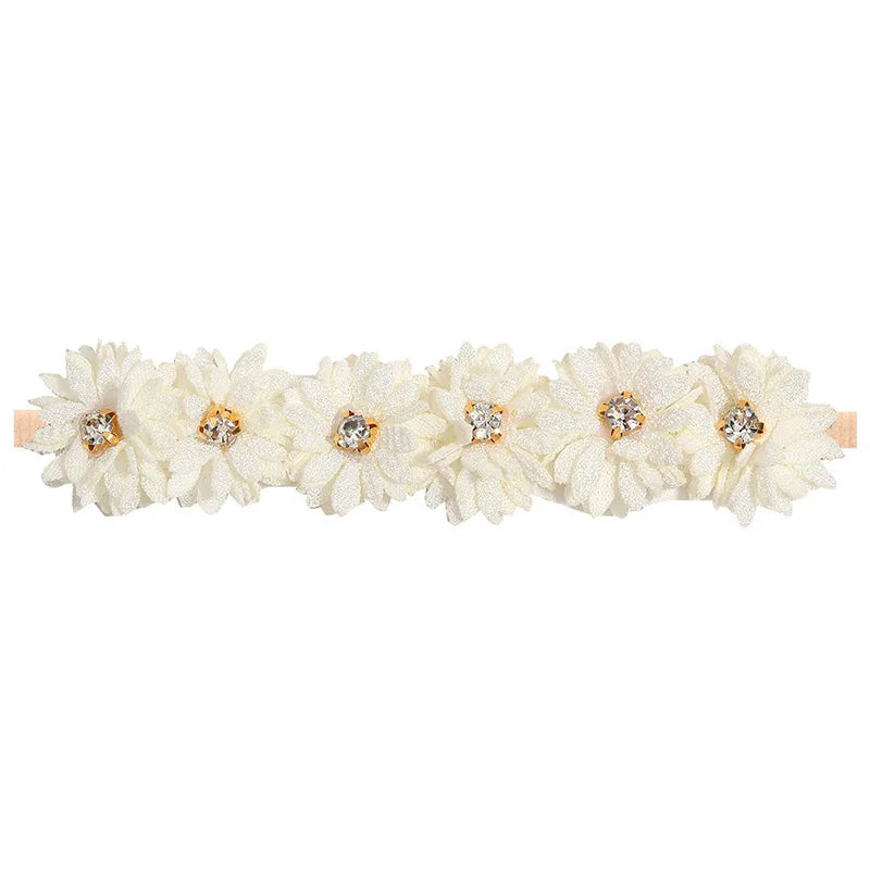 Baby Girl Newborn Elastic Flower Toddler Hair Band