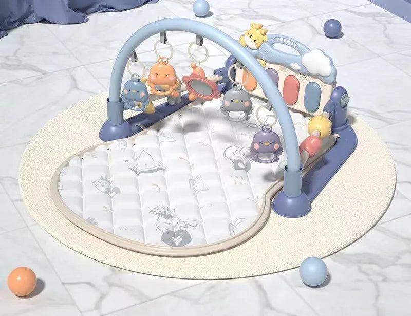 Baby Music Rack Play Mat Puzzle Carpet With Piano Keyboard Kids Infant Playmat Gym Crawling Activity Rug Toys Crawling Game Pad