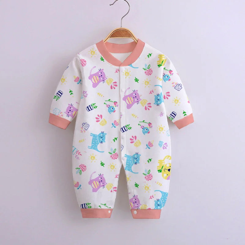 Baby Set 0-24M Neonatal Cartoon Breathable Bodysuit