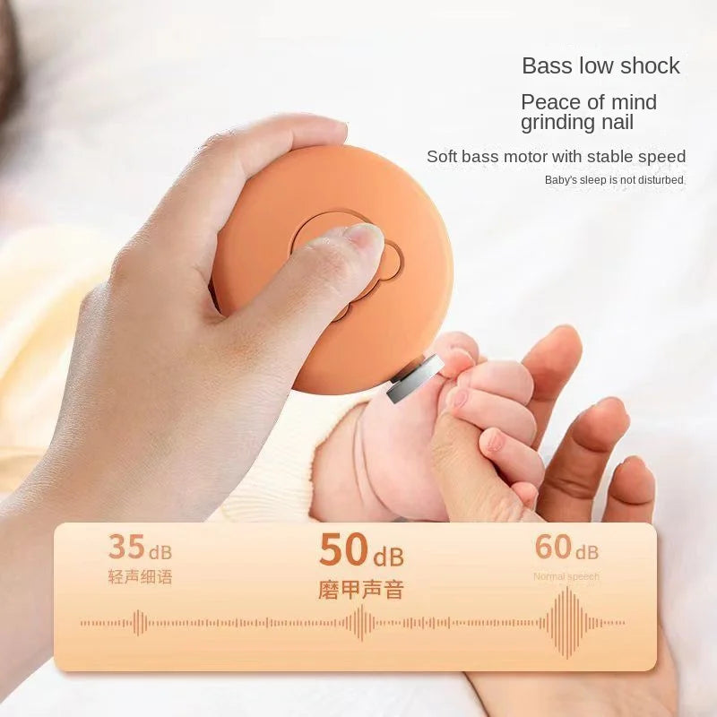 Baby Electric Nail Trimmer Kid Nail Polisher Tool Baby Care Kit Manicure Set Easy To Trim Nail Filer Clippers Cutter For Newborn