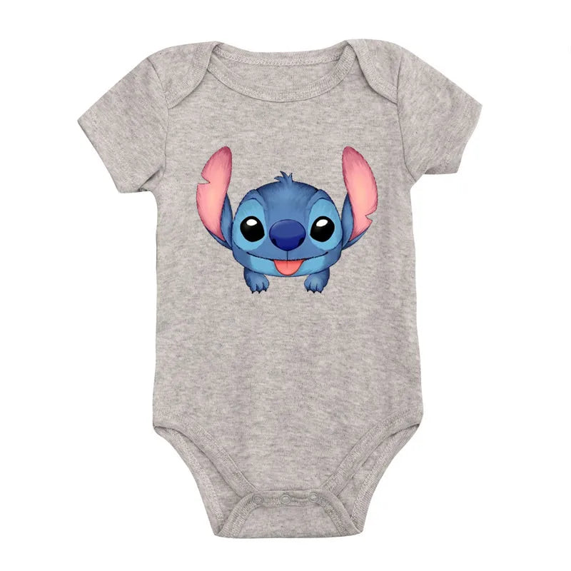 Cotton Newborn Baby Cute Disney Lilo & Stitch Bodysuit