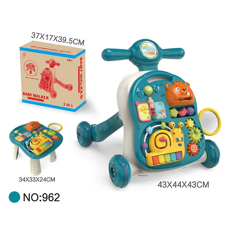 Baby Trolley Toys Multifunctional Hand Drum Music