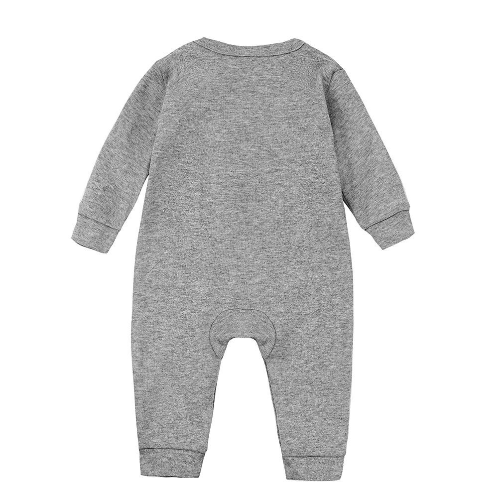 Soft Cotton Newborn Baby Rompers Full Sleeve Infant Boy Girl Solid Color Jumpsuit Basic Clothing Pajamas Outfits