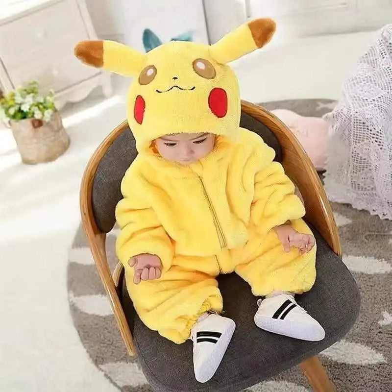Kawaii Pokemon Pikachu Autumn Yellow Customes