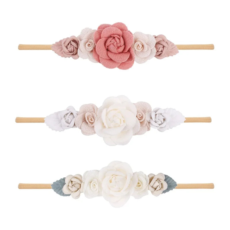 Baby Flower Headwear Soft Elastic