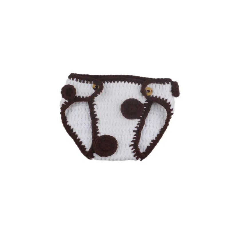Cute Milk Cow Animal Baby Photography Clothing S