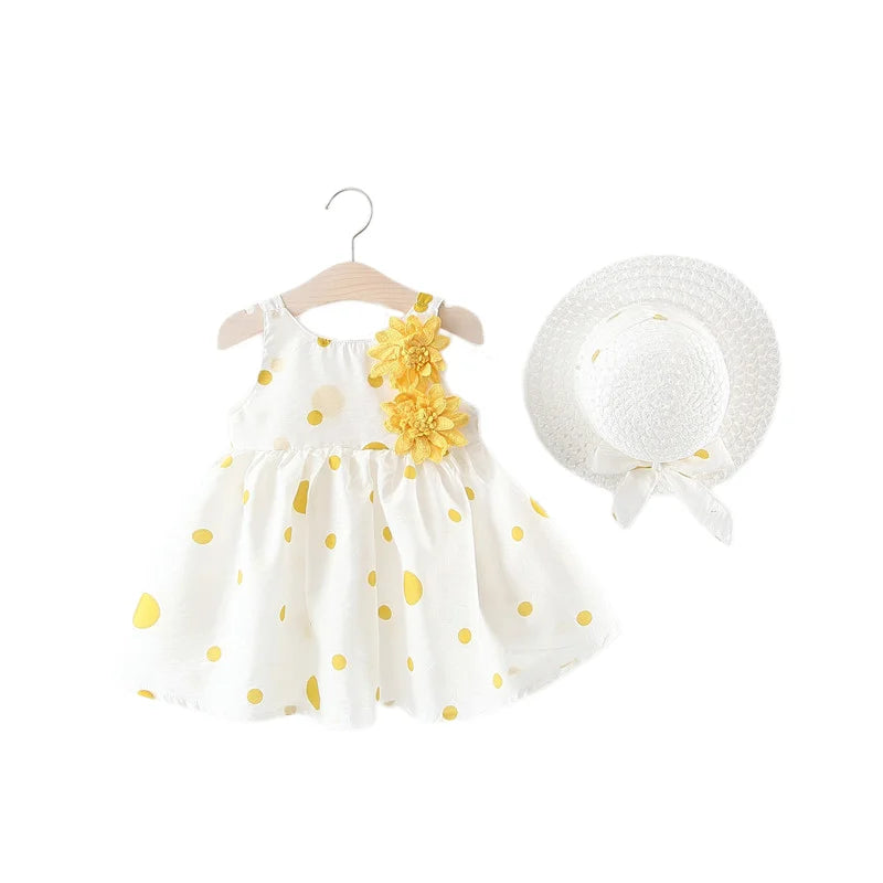 Big Bow Baby Girl Lovely Summer Dress