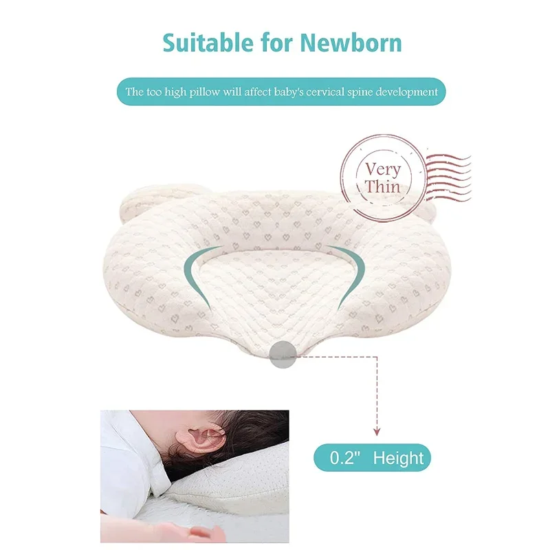 Baby Pillow Newborn Protective Shaping Pillows 0-12 Month