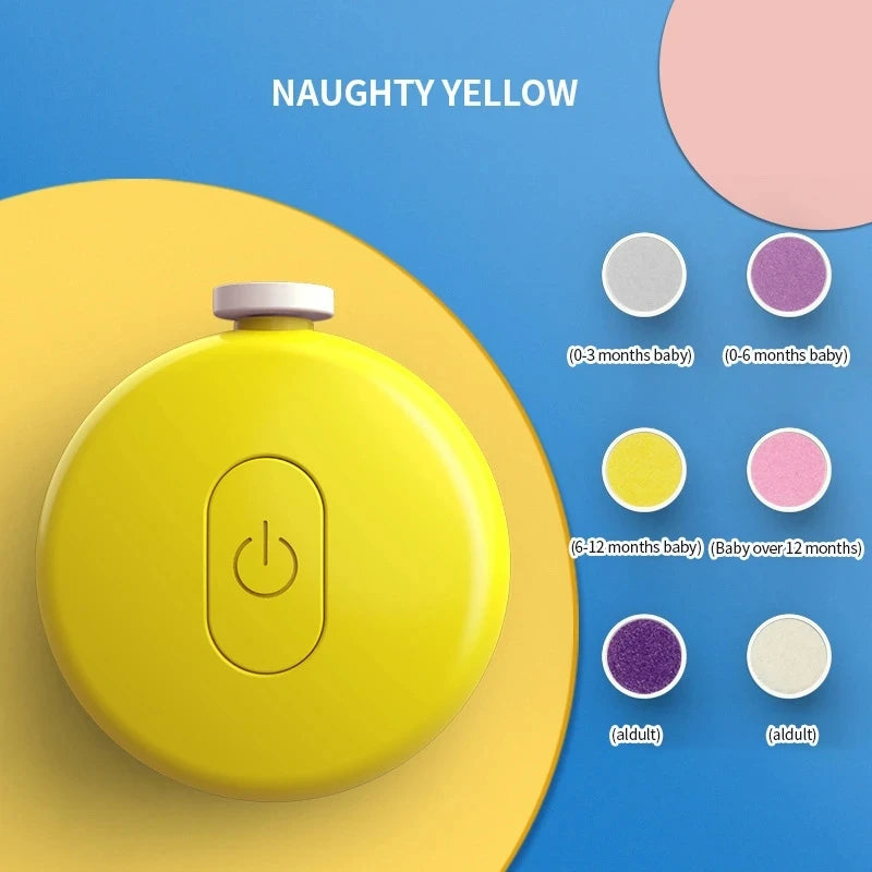 Baby Electric Nail Trimmer Kid Nail Polisher Tool Baby Care Kit Manicure Set Easy To Trim Nail Filer Clippers Cutter For Newborn