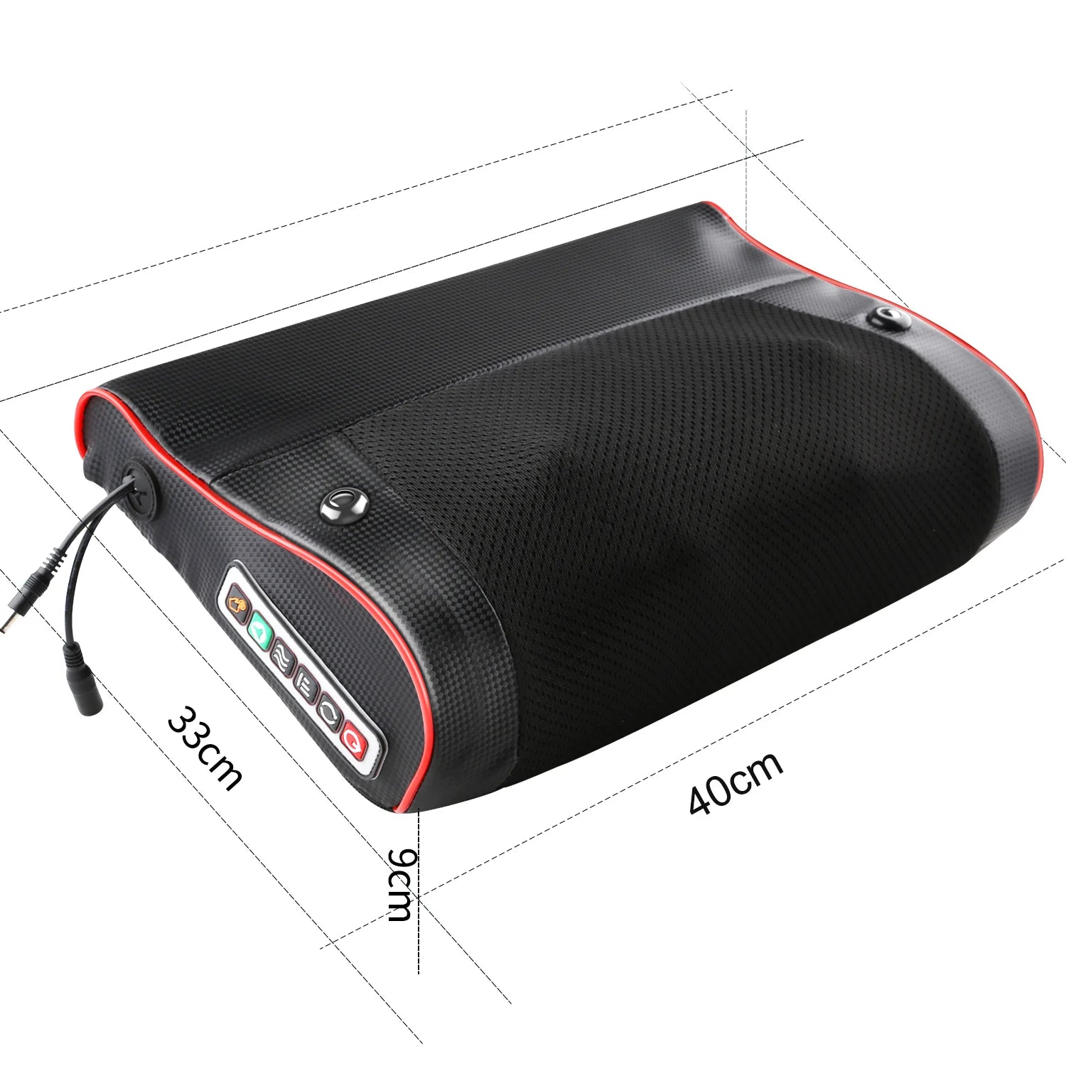 Electric Massage Pillow for Back Heating Kneading Infrared therapy shiatsu,Neck Head Relaxation Massager