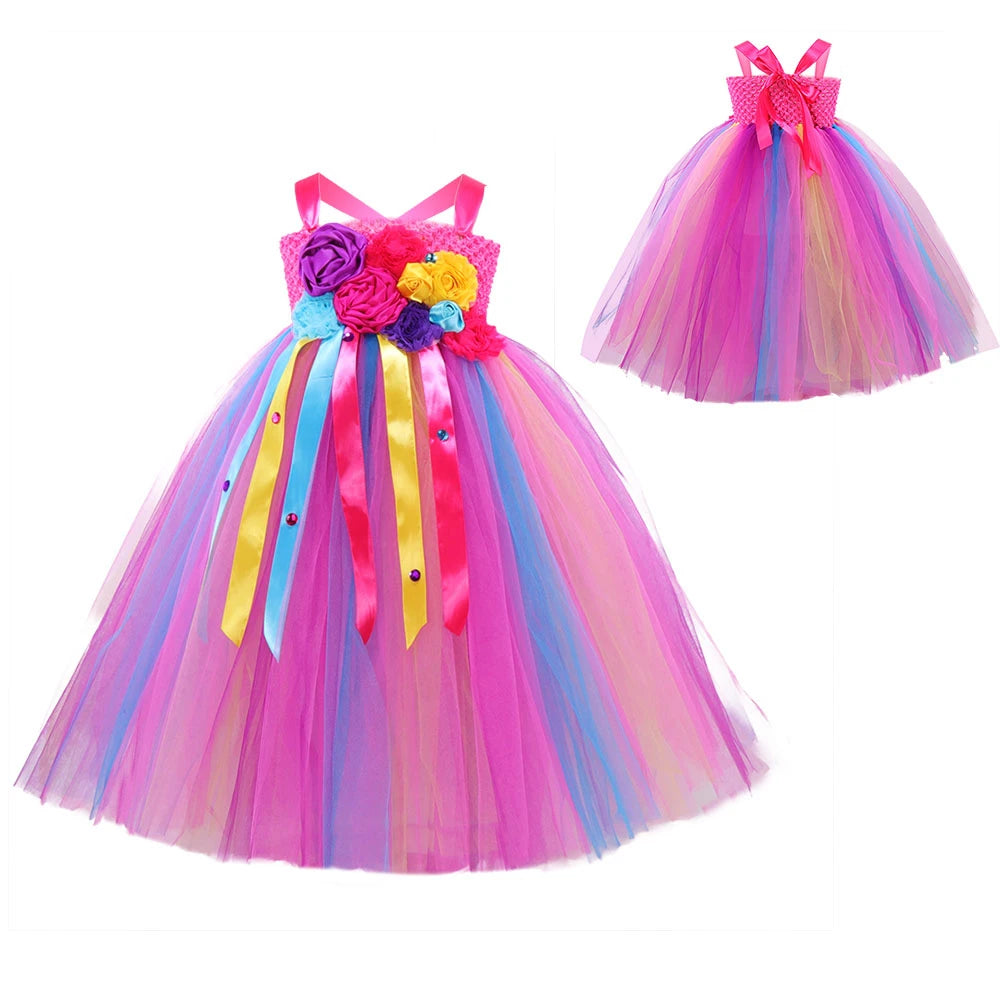 Superhero Girls Costume Tutu Dress Halloween Costume
