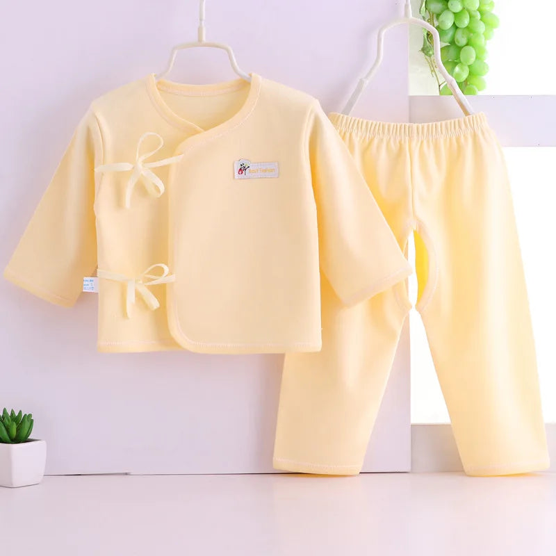 Cotton Tops+Pant 2Pcs Set Soft Underwear