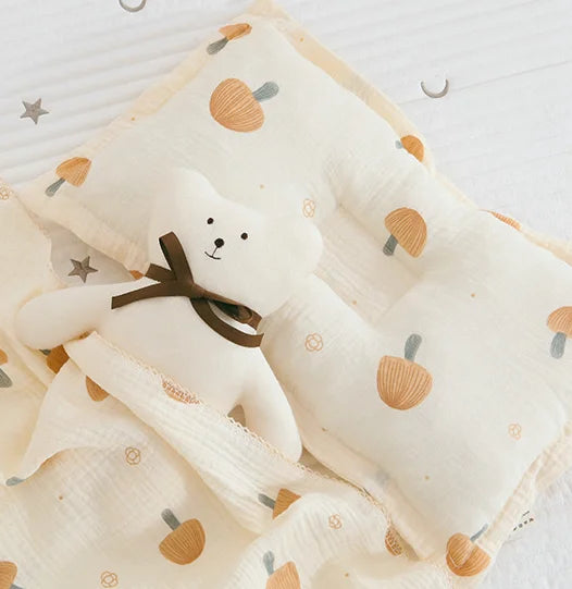 2Layer Blanket for Newborn Baby Muslin Cotton Swaddle Thin Baby Summer Blanket Infant Toddler Baby Bath Towel120X150CM