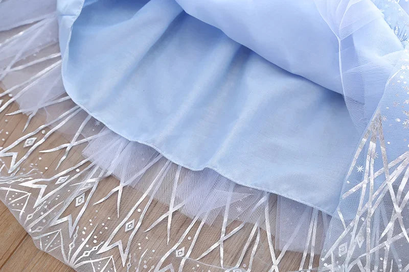 Baby Frozen Elsa Princess Costume Crown+Magic Wand