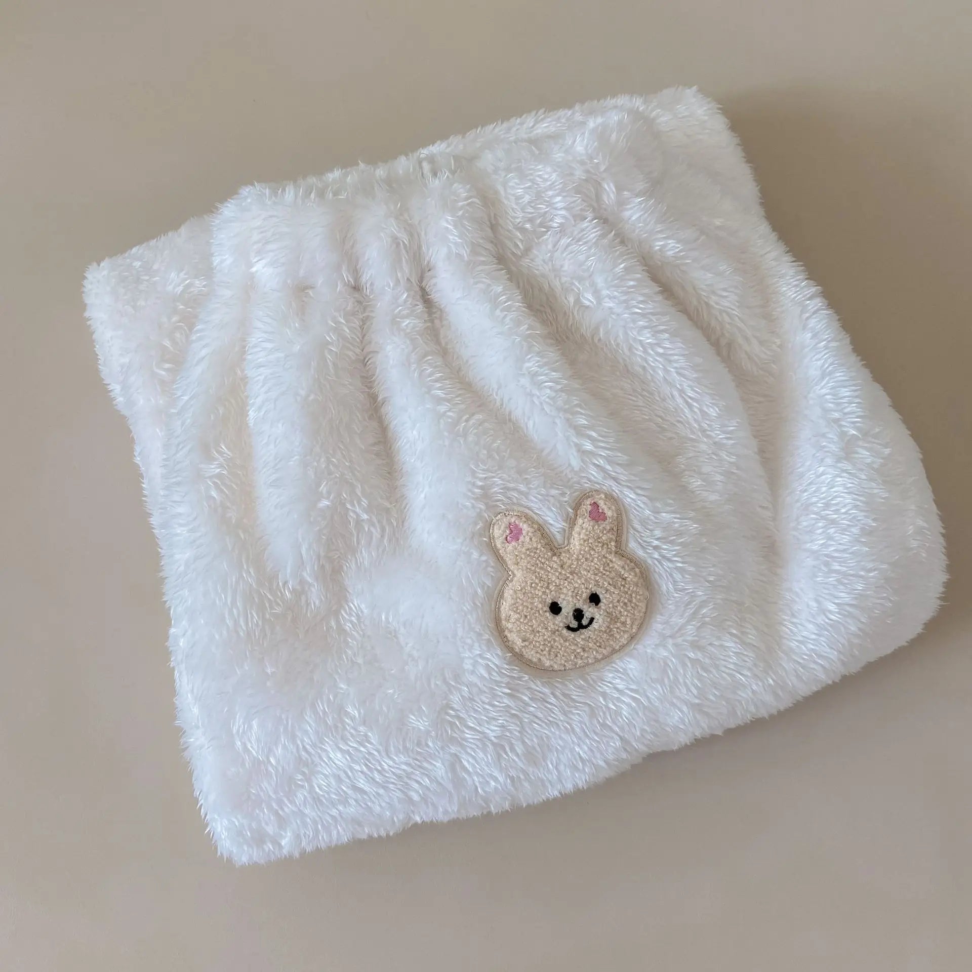 Baby Embroidered Bear Blanket Winter Cloak Stroller Cover