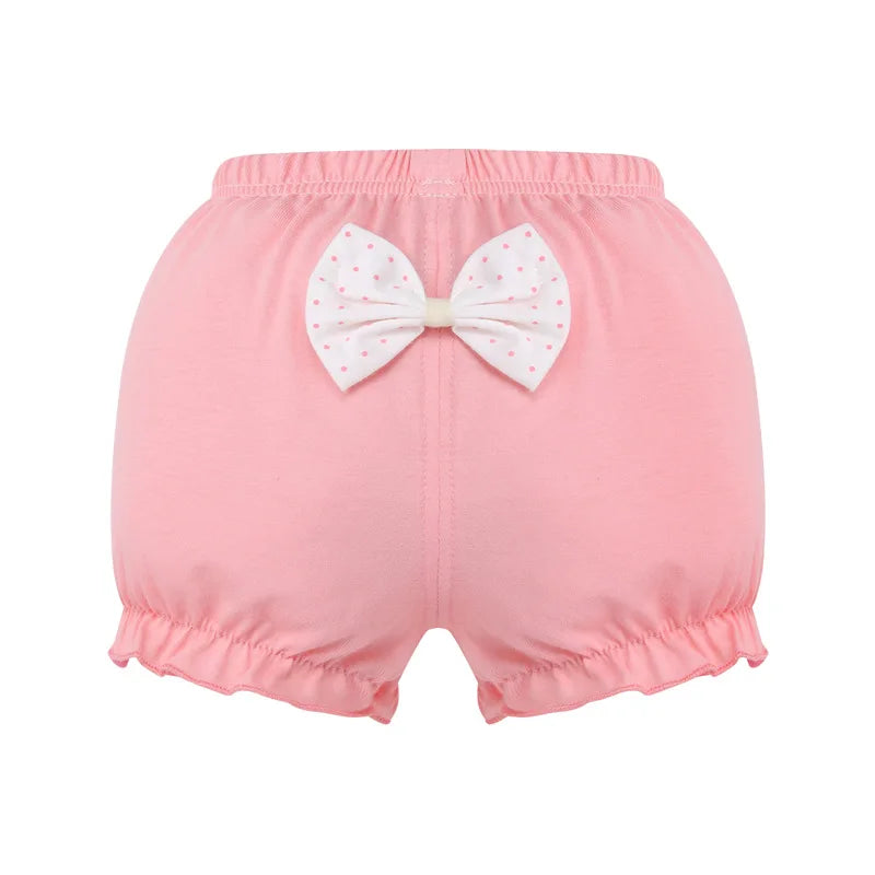 Clearance 100%Cotton Baby Underpants Kids Girl Infant Fashion Stripe Bow Panties For Children High-Quality Shorts Gifts