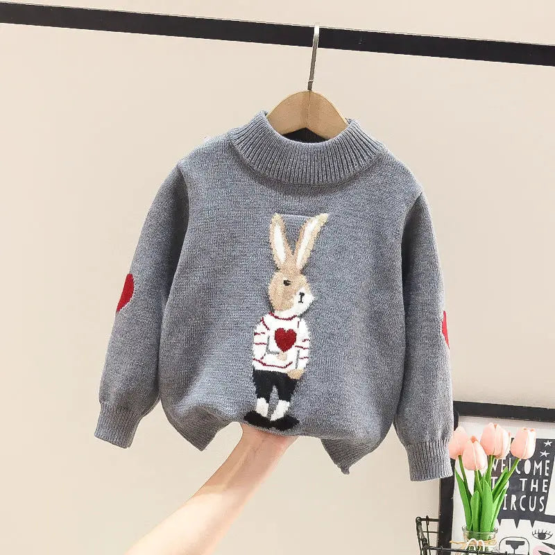 Mom Son Matching Family Jumper Mother And Daughter Sweater Children's Knitted Pullover Korean Parent-Child Autumn Winter Clothes