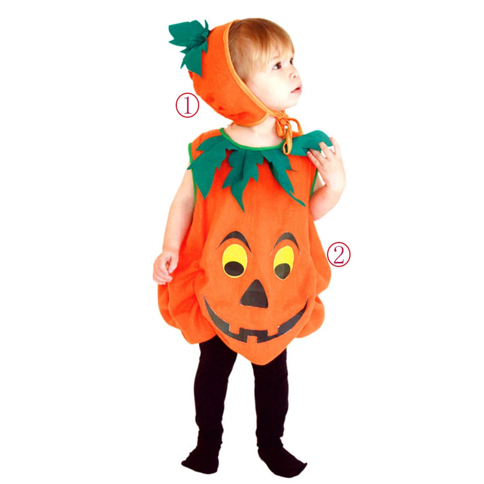 Halloween Costumes Baby Pumpkin Jumpsuit 0-3T