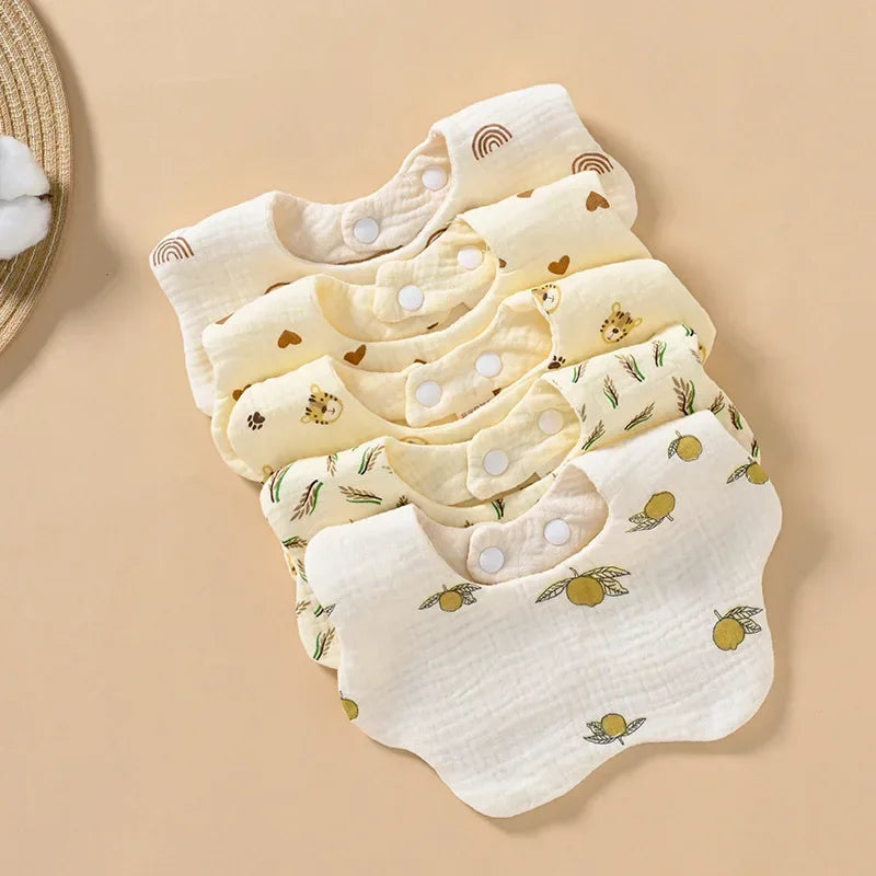 Newborn Baby Bibs Pure Cotton Class A Saliva Towel