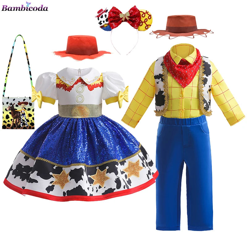 Toy Story Infant Jessie Dress Tutu Dress Costume 1-6 Years
