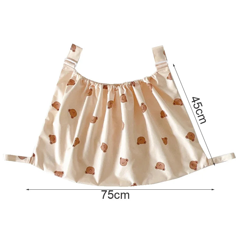 Bear Baby Diaper Bag for Stroller Big Portable Bunny Crib Storage Bag Pram Korean Mommy Bags for Maternity 45*75cm Baby Care