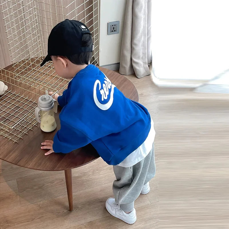 Baby Boy Clothes Children's Top and Button Spring Fashion Suit for Babies Casual Sports Style 5-day Shipping Baby