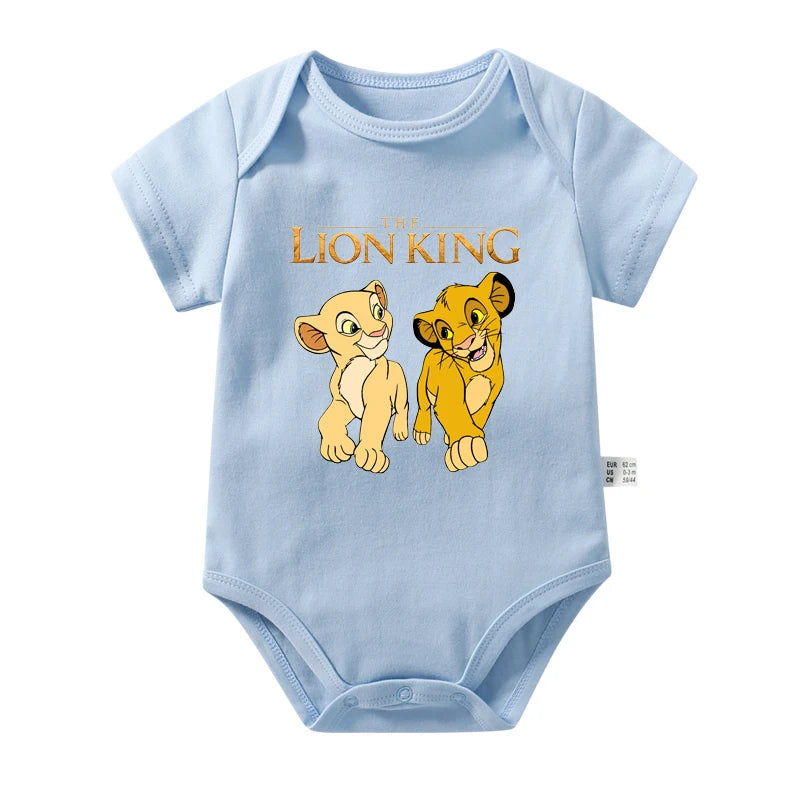The Lion King Simba Print Infant Bodysuit Cotton