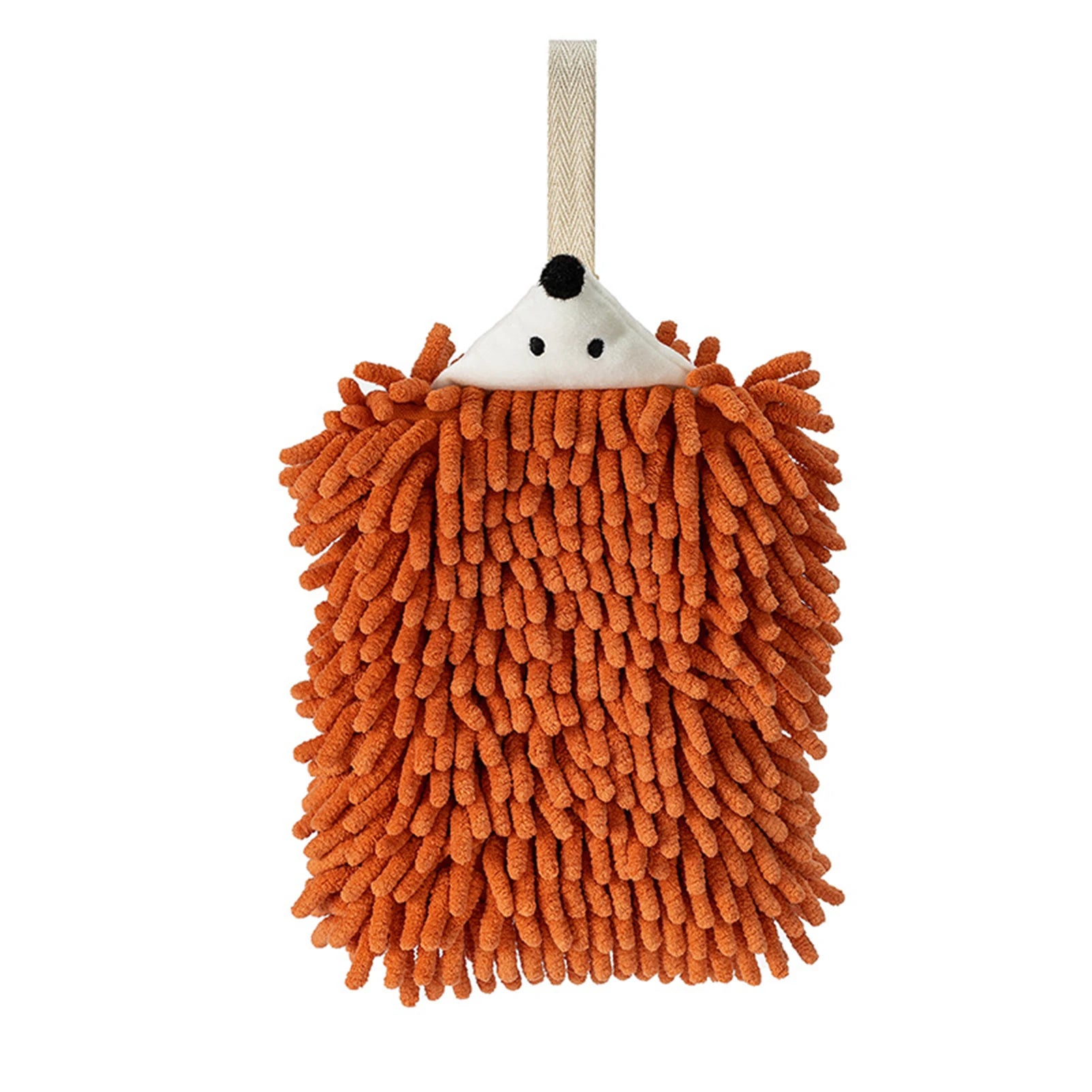 Chenille Cartoon Sheep Hanging Towel Adjustable Lanyard Hanging Hand Towel Soft Comfortable Skin-touch Kitchen Towel For Home