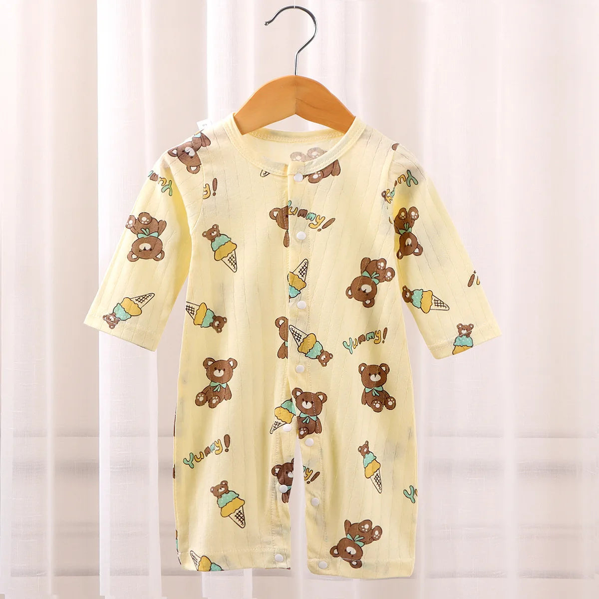 Baby Cotton Long-sleeved Sleepwear Clothing