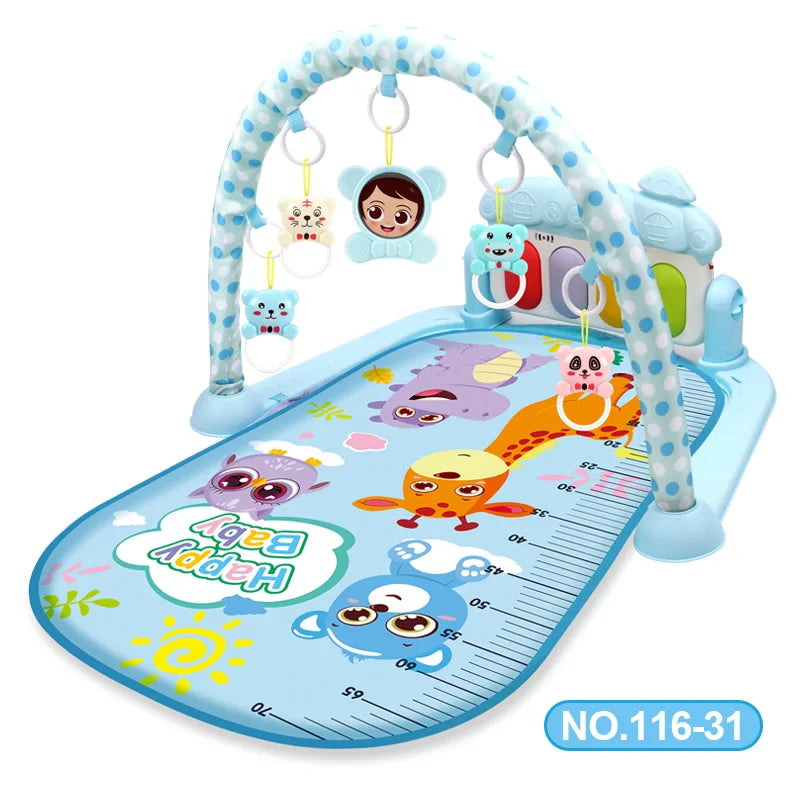 Baby Music Rack Play Mat Playmat Piano Keyboard Puzzle Carpet Gym Crawling Activity Rug Early Educational Toy For Infant Gift
