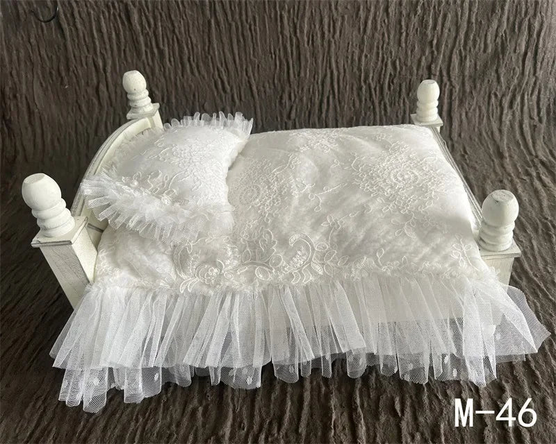Newborn Photography Props Lace Retro Baby Mattress