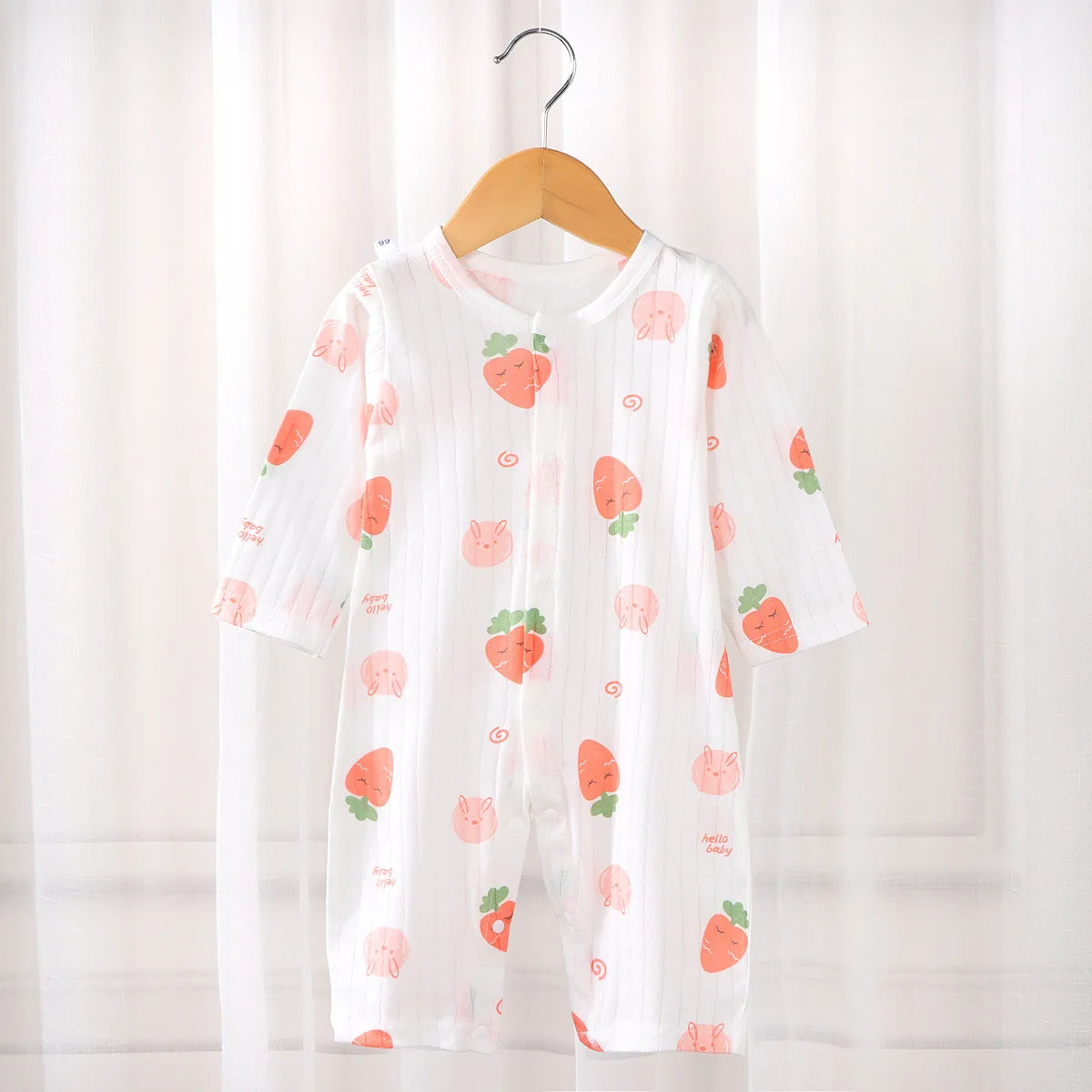 Baby Cotton Long-sleeved Sleepwear Clothing