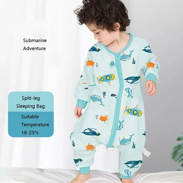 Baby Sleeping Bags Split Leg Cotton Toddler