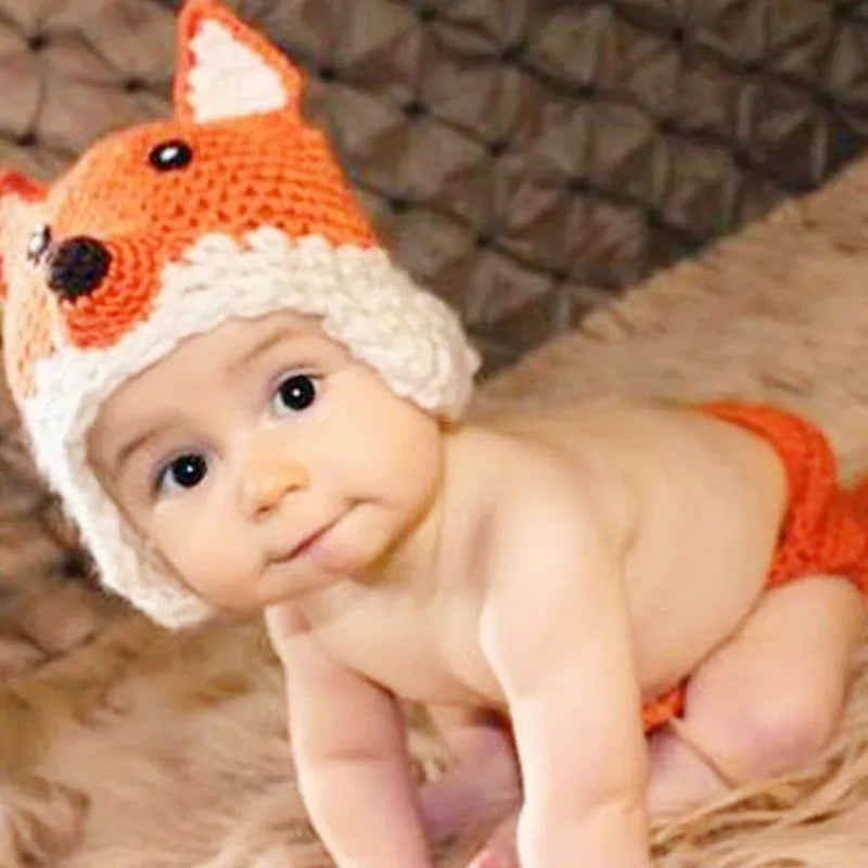 Newborn Baby Photo Props Cartoon Handmade Costumes