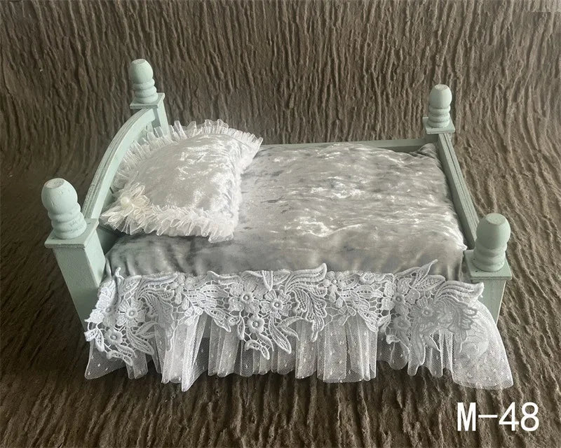 Newborn Photography Props Lace Retro Baby Mattress