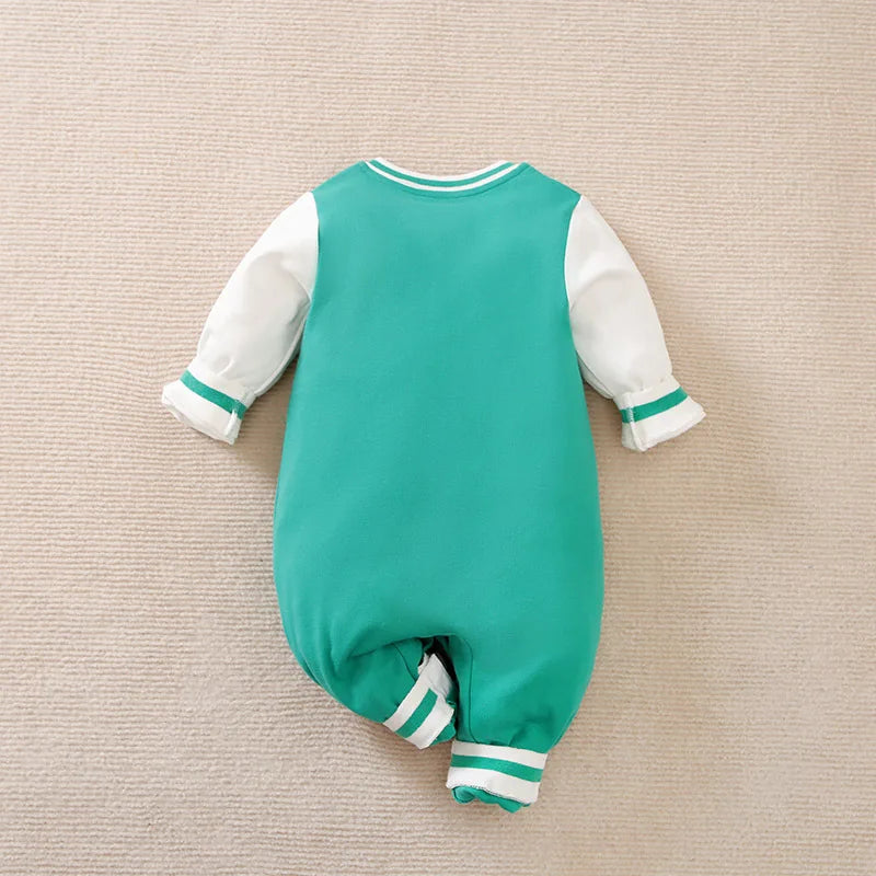 Baby Boy Clothes Baseball Team Jumpsuit Infant