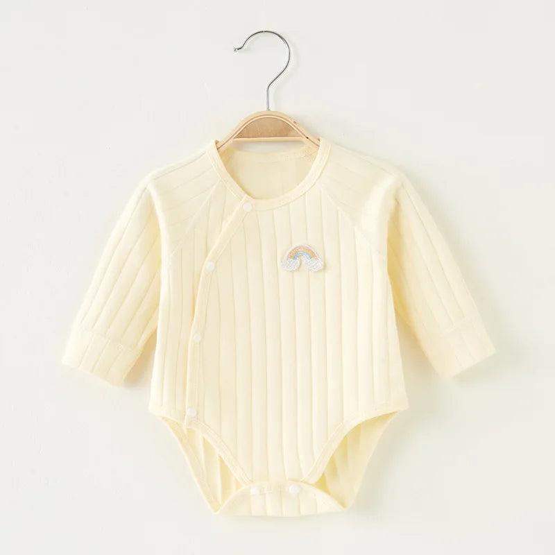 Newborns Bodysuit Bottoming clothes cotton long-sleeved