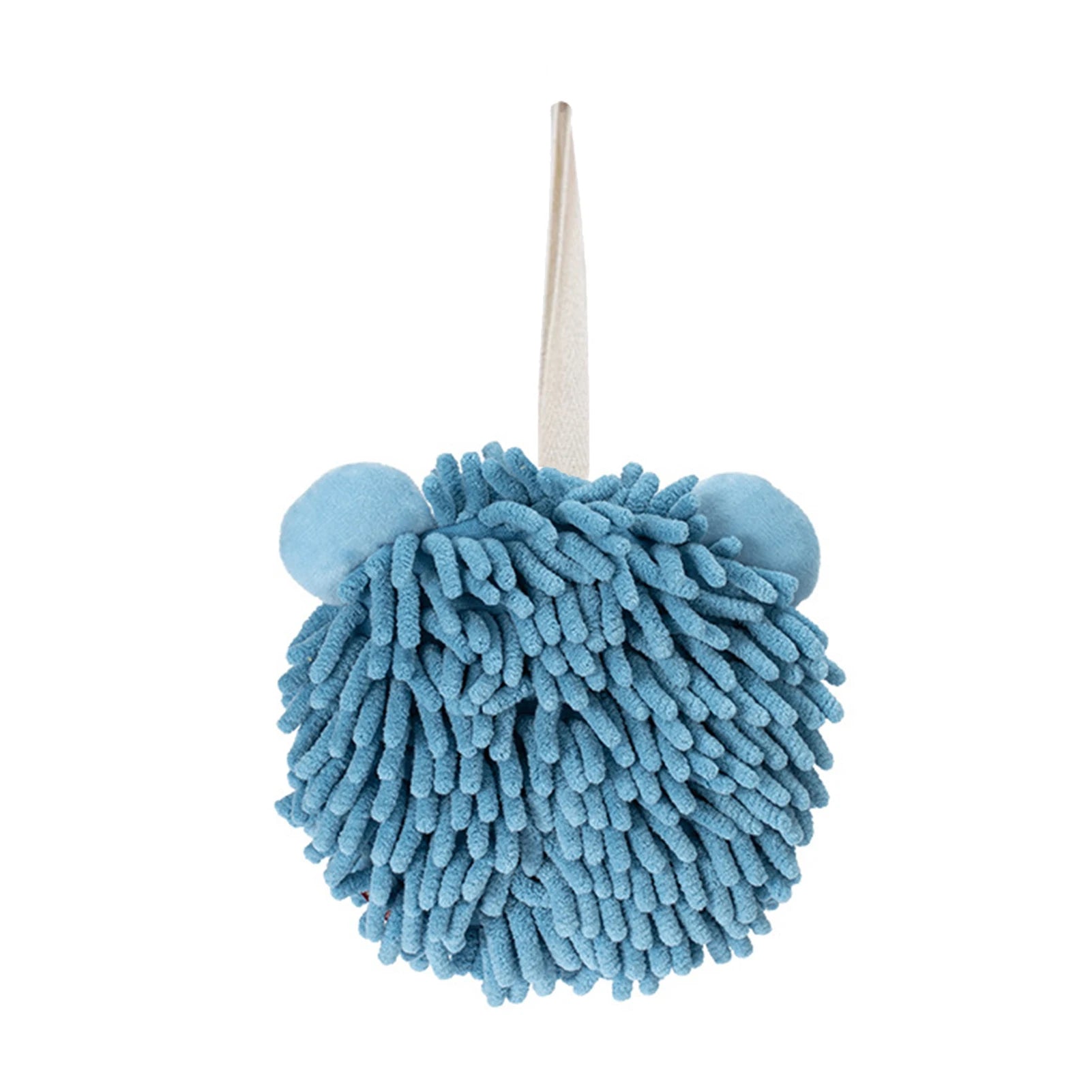 Chenille Cartoon Sheep Hanging Towel Adjustable Lanyard Hanging Hand Towel Soft Comfortable Skin-touch Kitchen Towel For Home