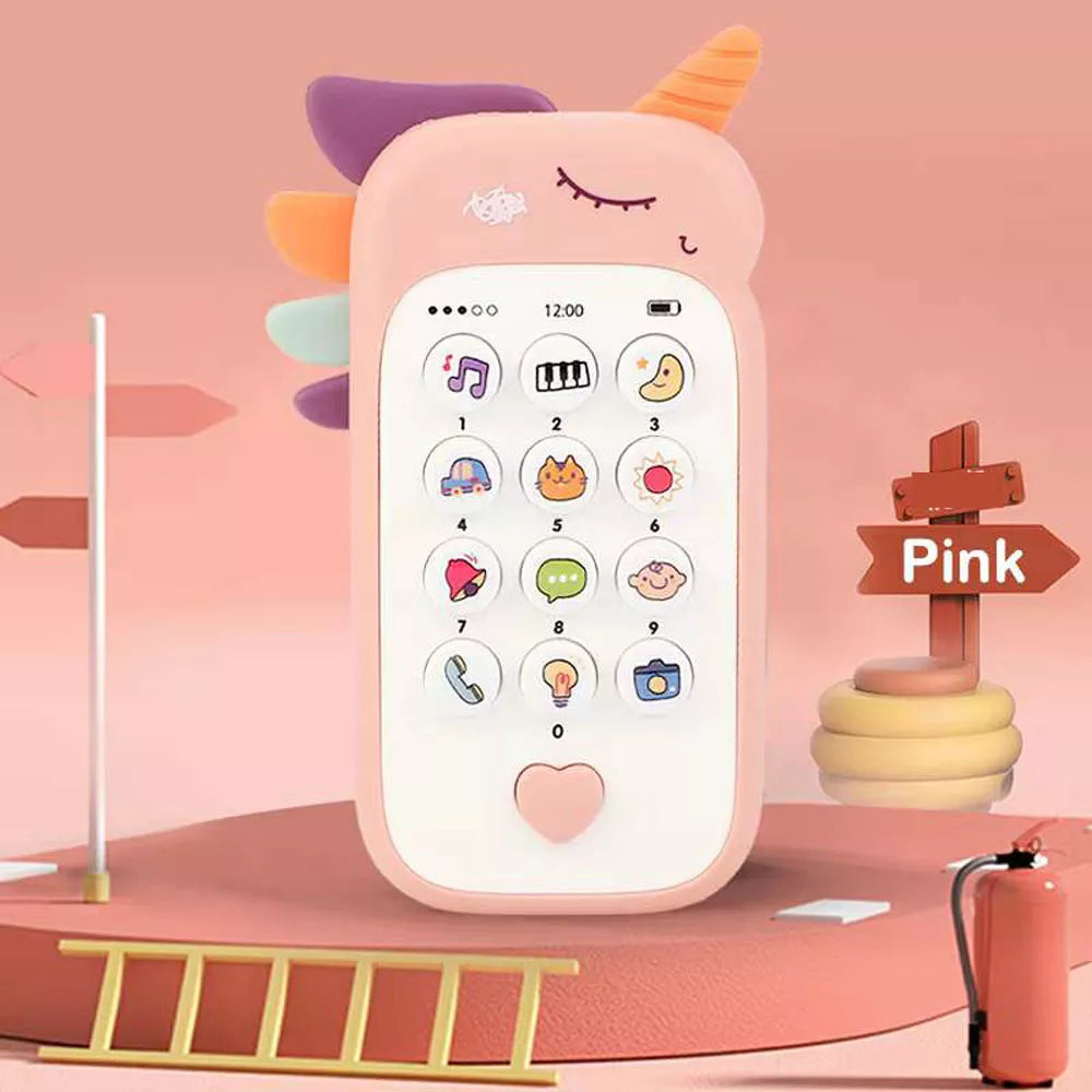 Baby Phone Toys Bilingual Music Telephone Sleeping Artifact Simulation Phone for Kids Infant Early Educational Toy Kids Gifts