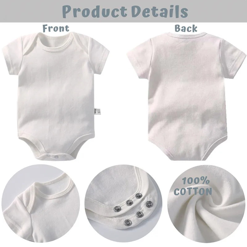 My 1st Birthday Mickey Mouse Cotton Baby Bodysuits