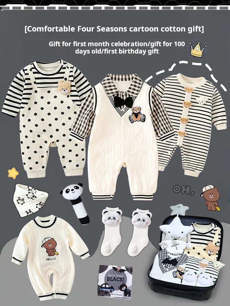 Newborn baby gift 100 days baby gift high-end