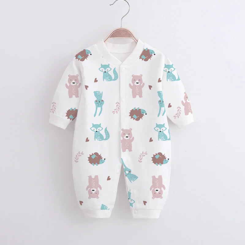 Baby Set 0-24M Neonatal Cartoon Breathable Bodysuit