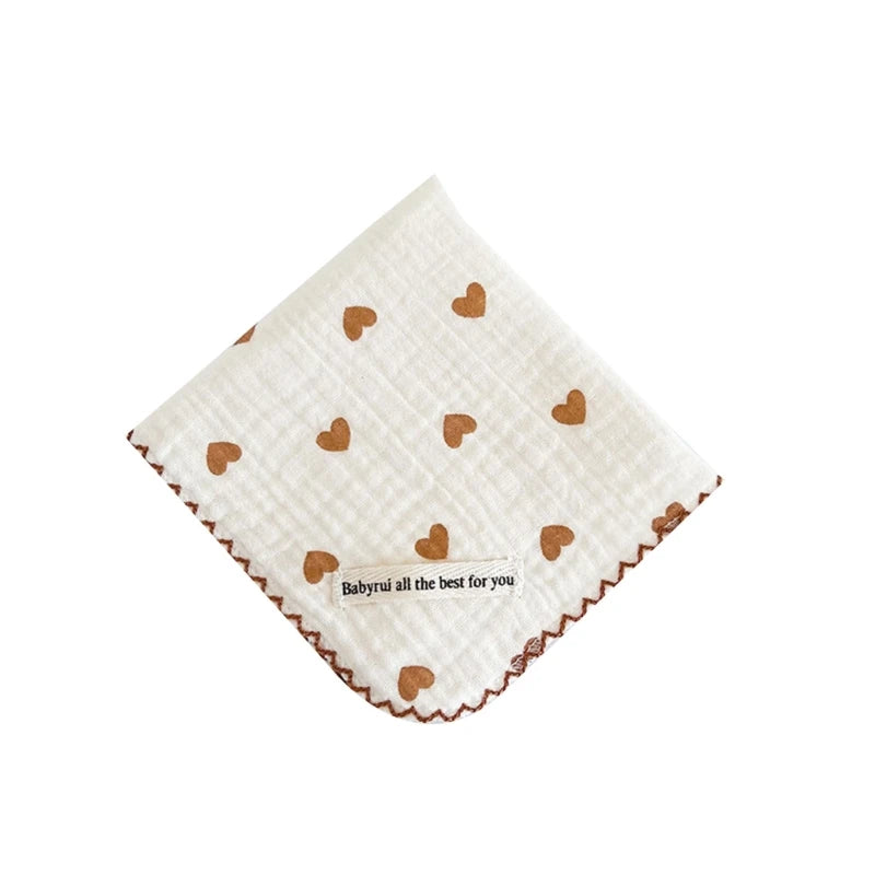 Cotton  Towel Newborn Baby Items Muslin Baby Bibs Handkerchief Soft Saliva Towel  Feeding Burp Cloths Facecloth